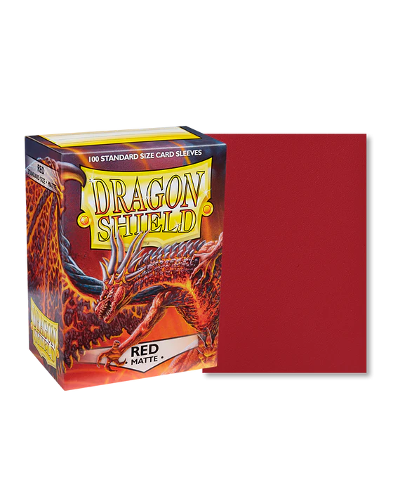 Dragon Shield Matte Sleeves - Red