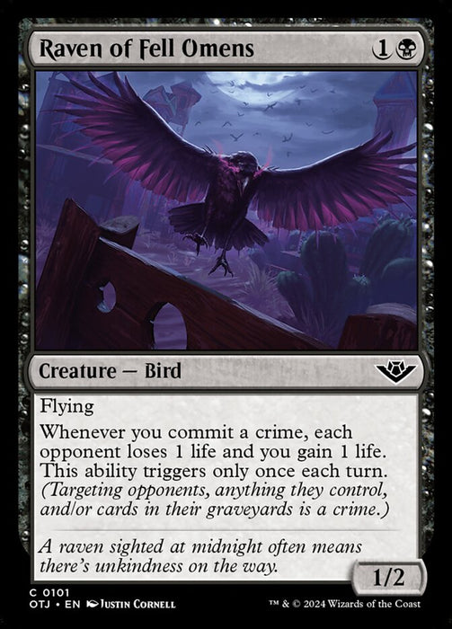 Raven of Fell Omens (Foil)