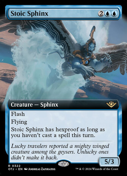 Stoic Sphinx - Extended Art (Foil)