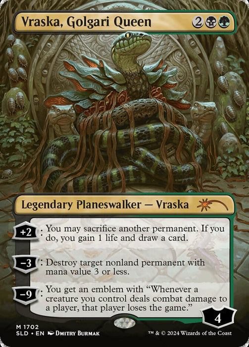 Vraska, Golgari Queen - Borderless