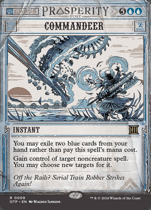 Commandeer - Borderless - Showcase (Foil)