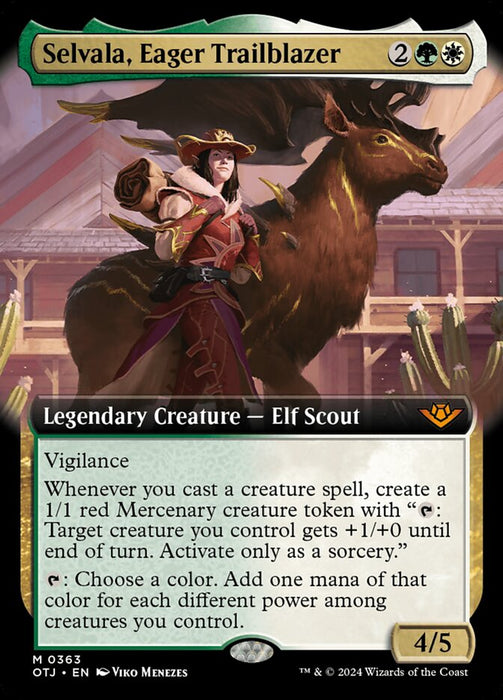 Selvala, Eager Trailblazer - Legendary- Extended Art