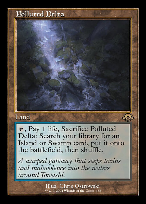 Polluted Delta - Retro Frame (Foil)