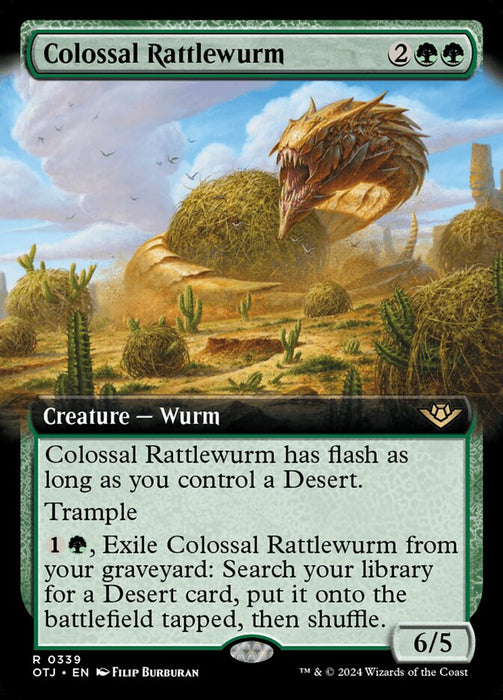 Colossal Rattlewurm - Extended Art (Foil)