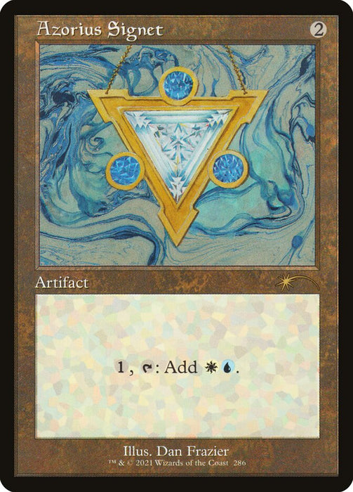 Azorius Signet - Retro Frame