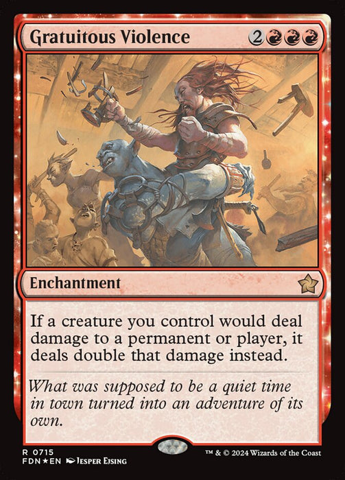 Gratuitous Violence - Enchantment (Foil)