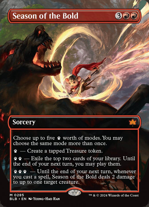 Season of the Bold - Borderless - Showcase (Foil)