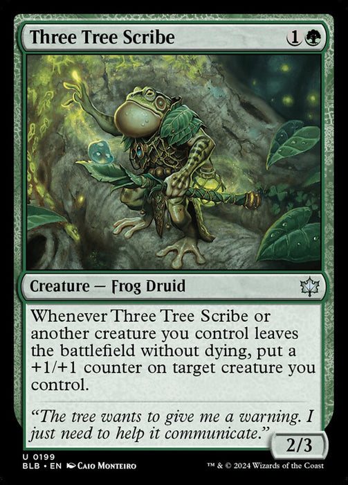 Three Tree Scribe (Foil)