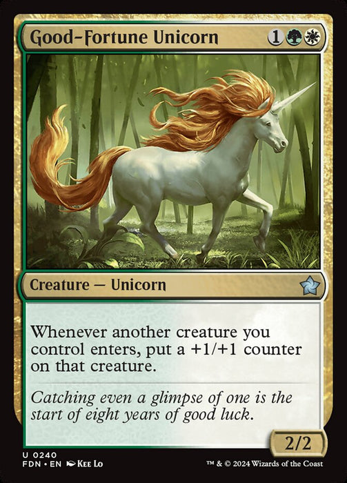 Good-Fortune Unicorn (Foil)