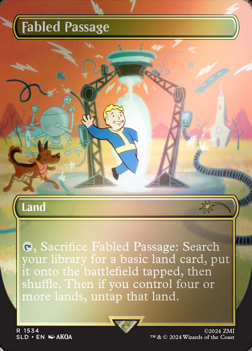 Fabled Passage - Borderless (Foil)