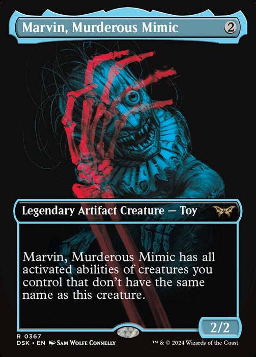 Marvin, Murderous Mimic - Borderless - Full Art - Legendary - Inverted (Foil)