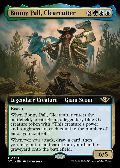 Bonny Pall, Clearcutter - Legendary- Extended Art (Foil)