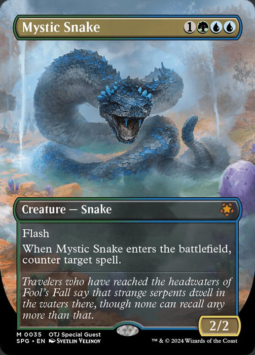 Mystic Snake - Borderless - Full Art - Inverted