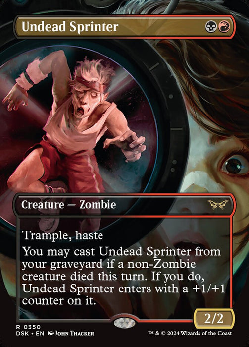 Undead Sprinter - Borderless - Inverted