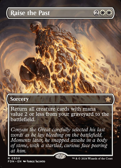 Raise the Past - Borderless - Inverted (Foil)