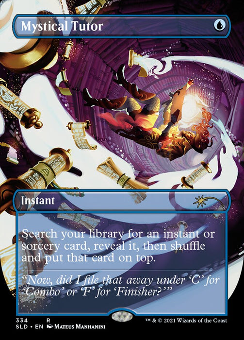 Mystical Tutor - Borderless - Full Art - Inverted (Foil)