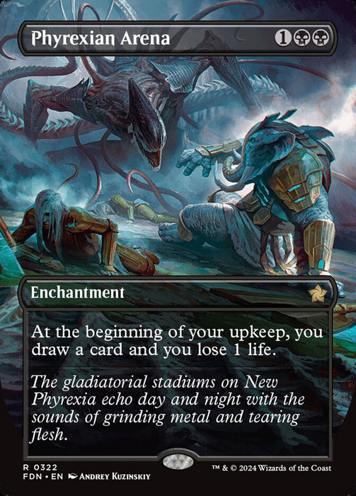 Phyrexian Arena - Borderless - Enchantment - Inverted