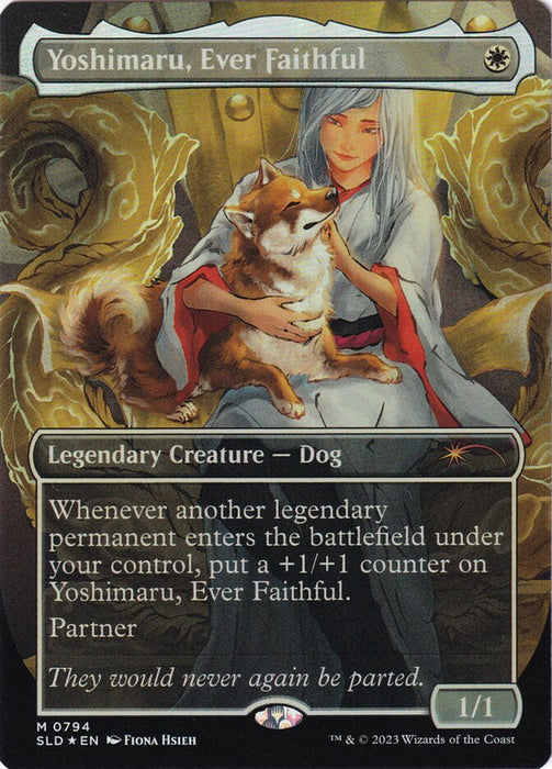 Yoshimaru, Ever Faithful - Borderless - Legendary - Inverted (Foil)