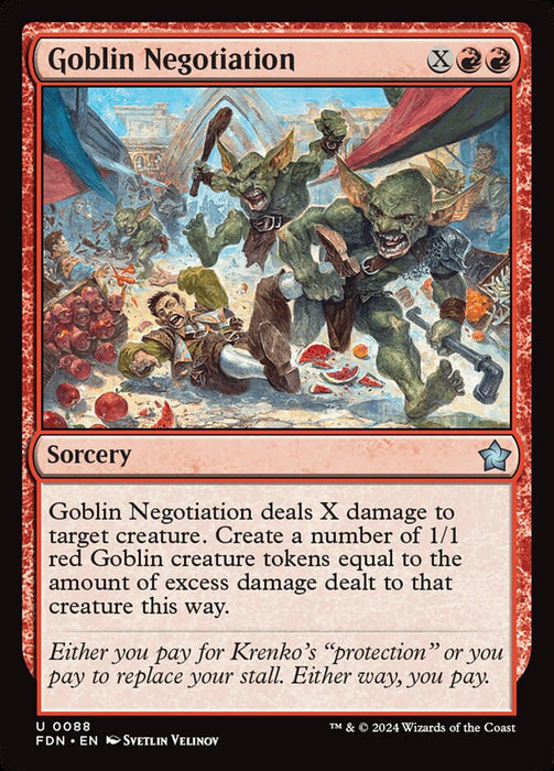 Goblin Negotiation (Foil)