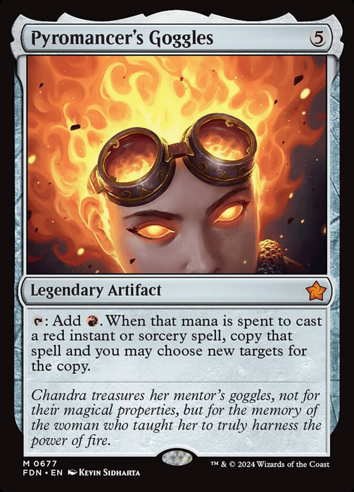 Pyromancer's Goggles - Legendary