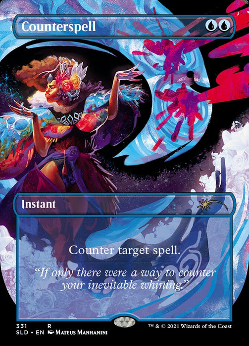 Counterspell - Borderless - Full Art - Inverted