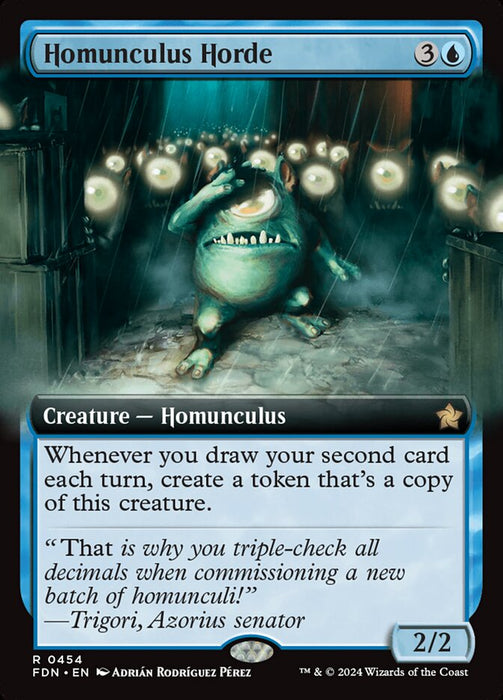 Homunculus Horde - Extended Art (Foil)