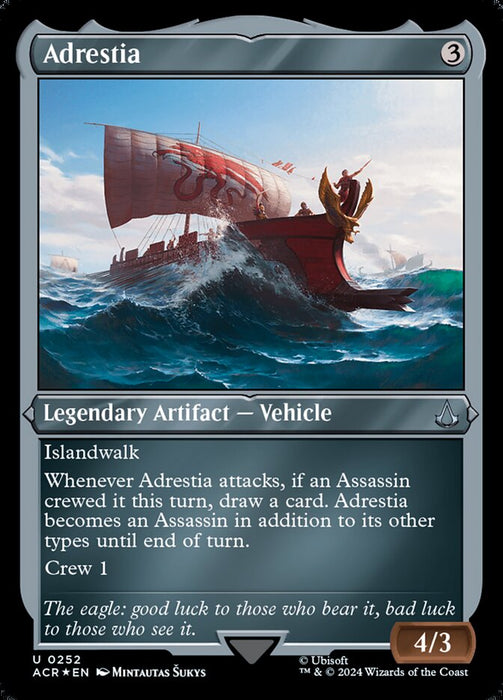 Adrestia - Legendary- Inverted- Etched (Etched Foil)