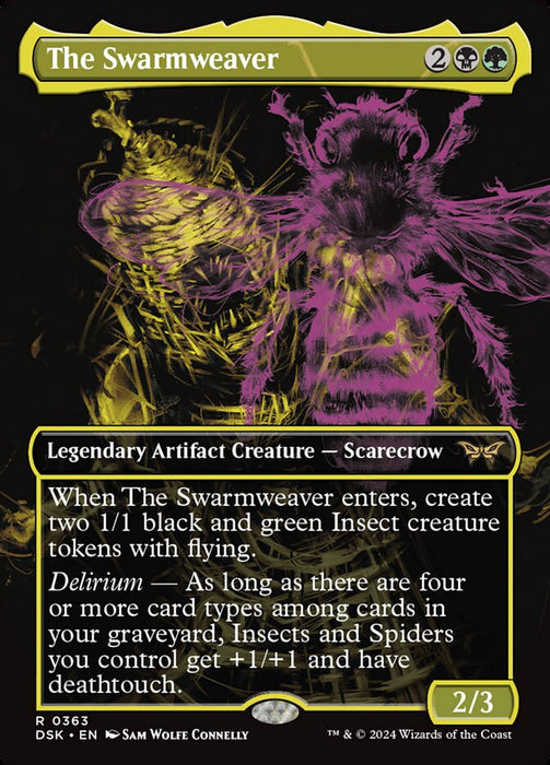 The Swarmweaver - Borderless - Full Art - Legendary - Inverted