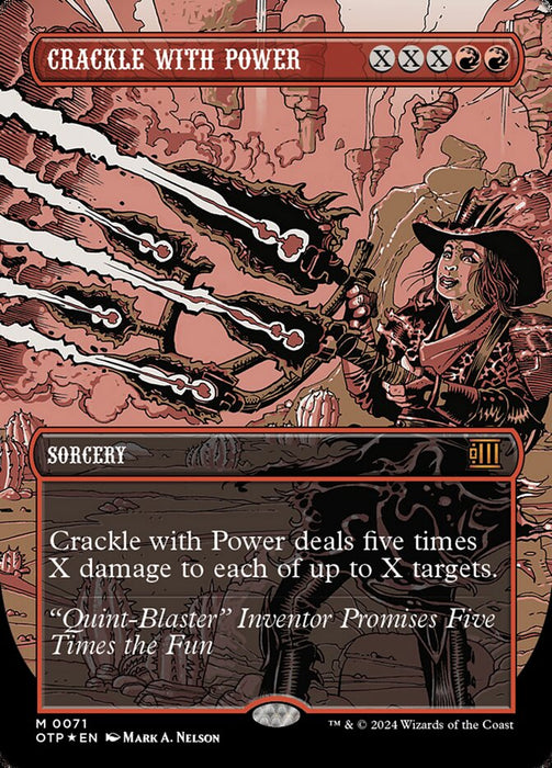 Crackle with Power - Borderless - Textured (Foil)