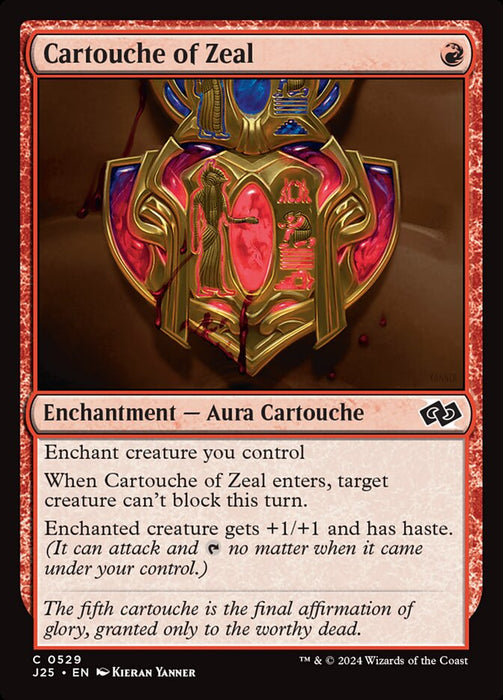 Cartouche of Zeal