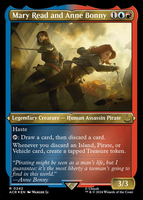 Mary Read and Anne Bonny - Legendary- Inverted- Etched (Etched Foil)