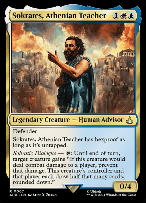 Sokrates, Athenian Teacher - Legendary (Foil)