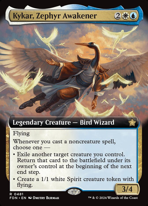 Kykar, Zephyr Awakener - Extended Art - Legendary