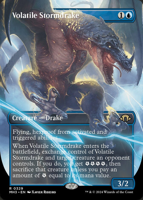 Volatile Stormdrake - Borderless (Foil)