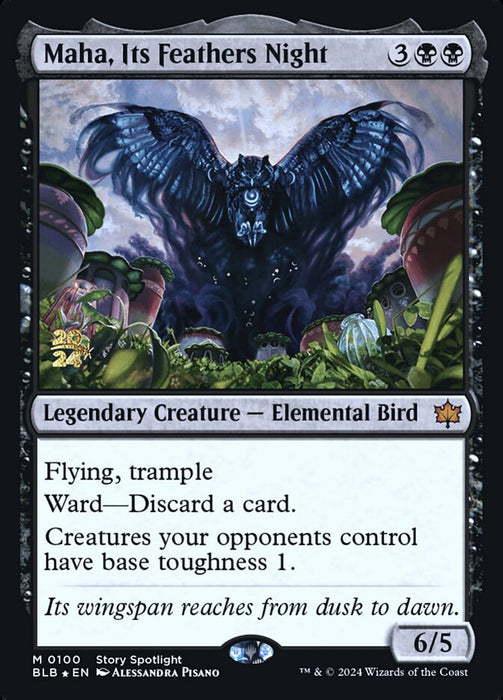 Maha, Its Feathers Night - Legendary (Foil)