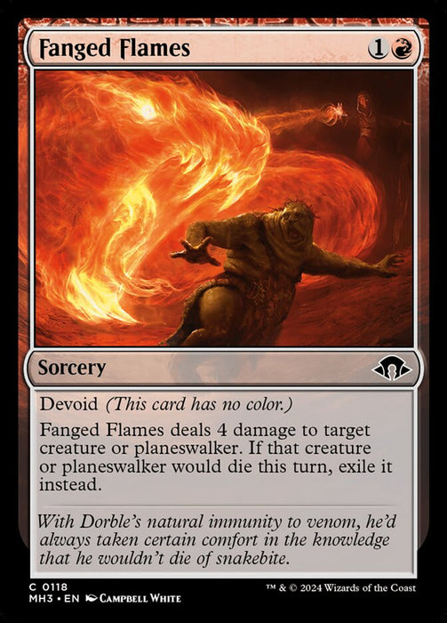 Fanged Flames (Foil)