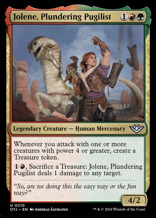 Jolene, Plundering Pugilist - Legendary