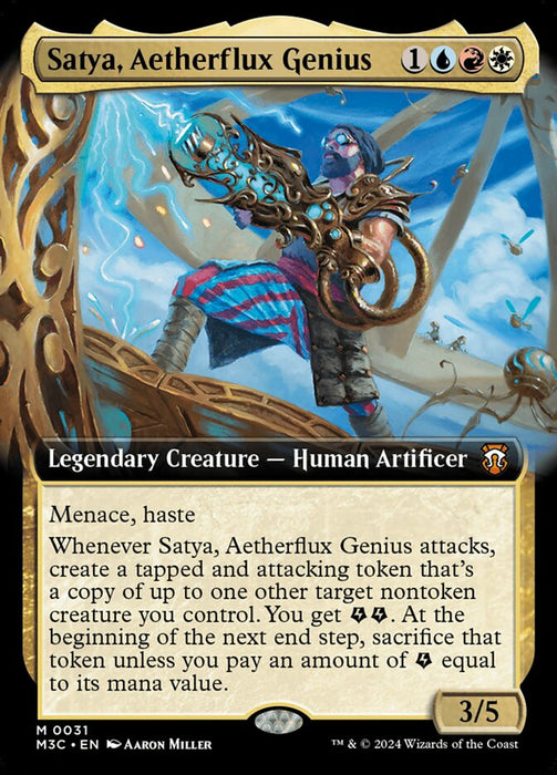 Satya, Aetherflux Genius - Legendary- Extended Art