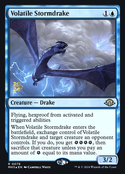 Volatile Stormdrake (Foil)