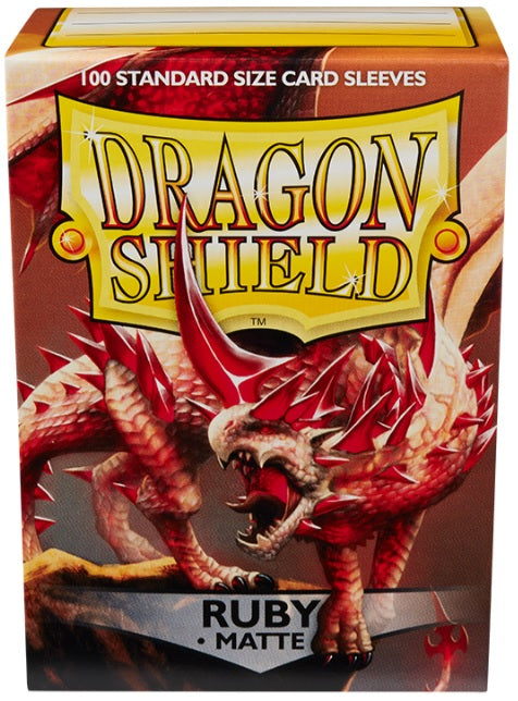 Dragon Shield Matte Sleeves - Ruby