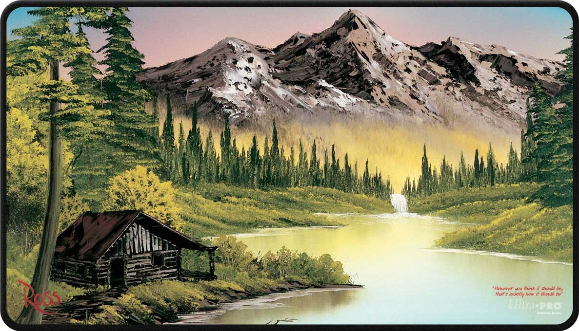 Ultra Pro Stitched Playmat Bob Ross Mountain Retreat