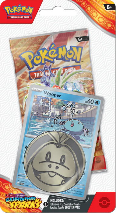 Pokémon TCG: Scarlet & Violet Surging Sparks Blister Pack - Wooper Promo