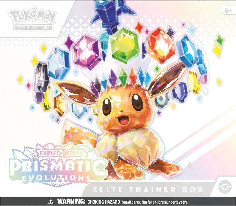 Pokémon TCG Scarlet & Violet Prismatic Evolutions Elite Trainer Box