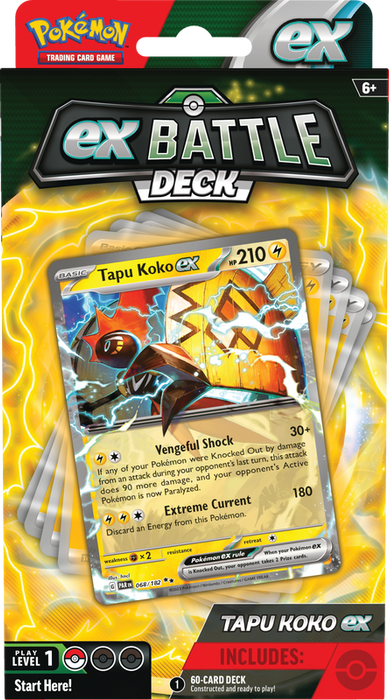 Pokémon EX Battle Decks Tapu Koko EX