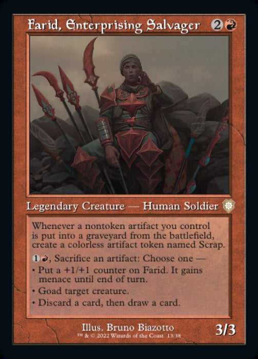 Farid, Enterprising Salvager - Retro Frame