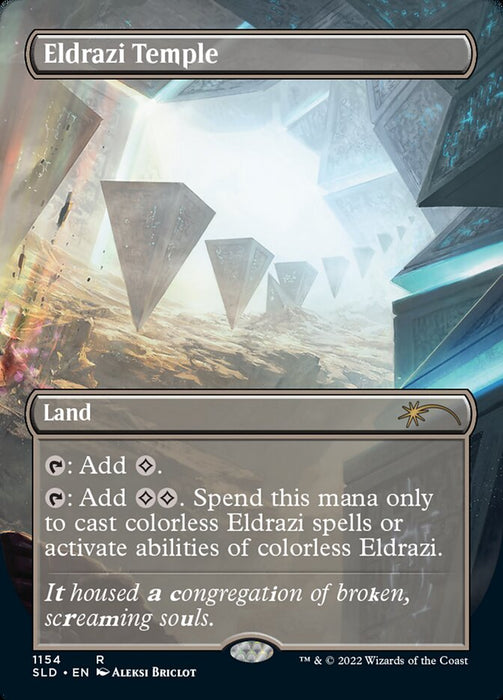 Eldrazi Temple - Borderless - Full Art - Inverted