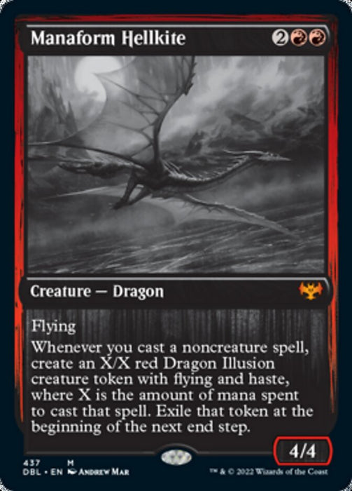 Manaform Hellkite  - Inverted (Foil)