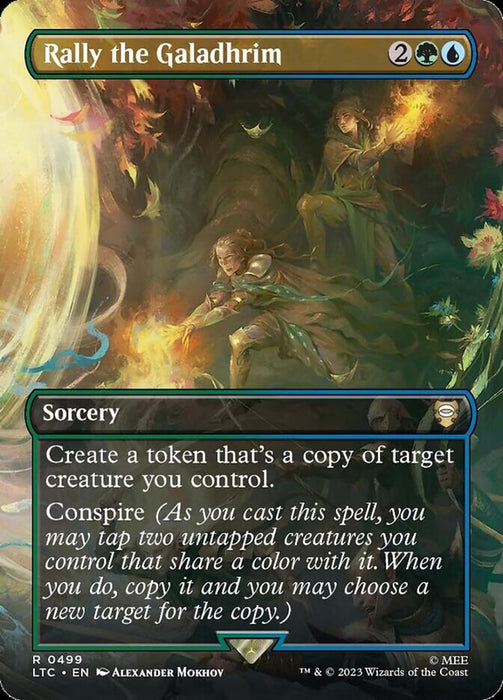 Rally the Galadhrim - Borderless - Inverted