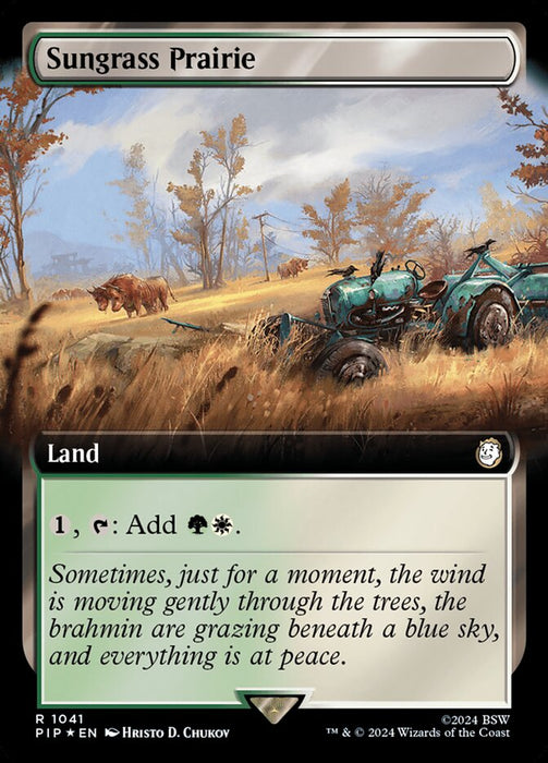 Sungrass Prairie - Extended Art (Foil)