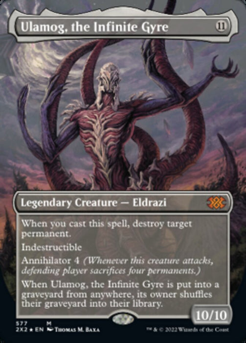 Ulamog, the Infinite Gyre - Borderless  - Legendary - Inverted (Foil)